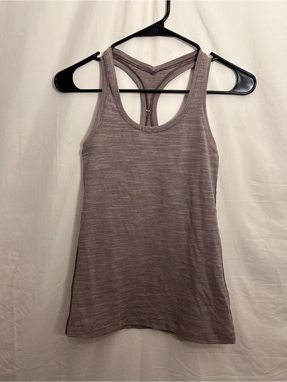 lululemon athletica Mauve Heather Racerback Tank